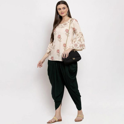 Women Pack Of 2 Solid Dhoti Salwars