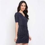 "Women Textured Bodycon Dress "