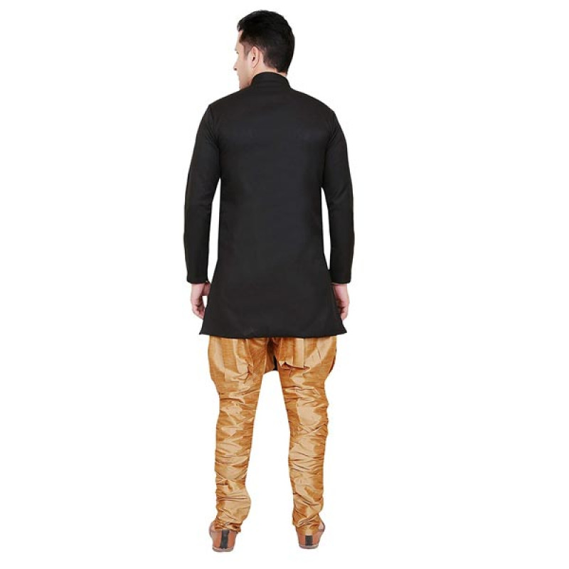 Honey Fashion Men's Solid Sherwani Set