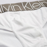 Men White Solid Briefs